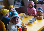 Toddlers at mealtime